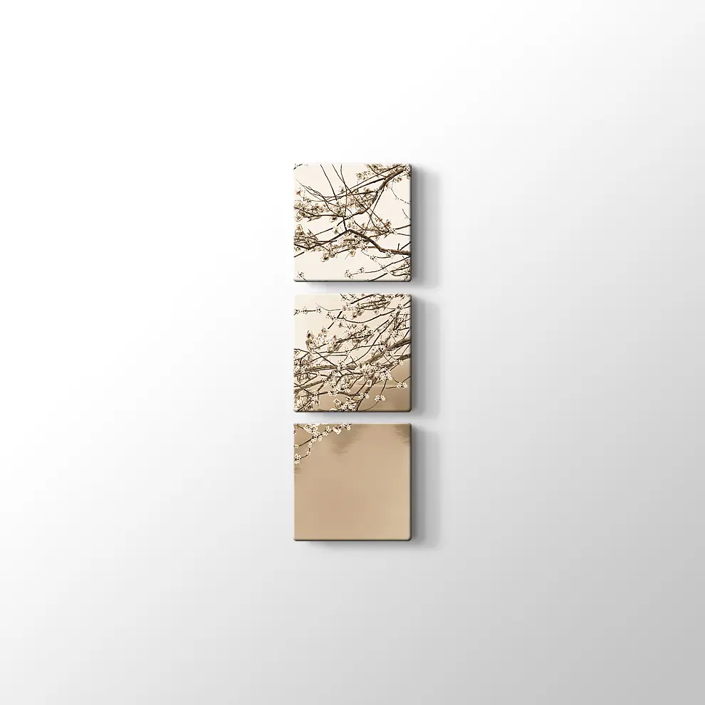 Japon Çiçeği Ağacı Kanvas Tablo