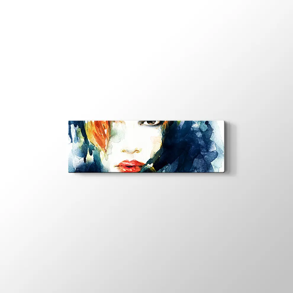 Portre Kadın Kanvas Tablo