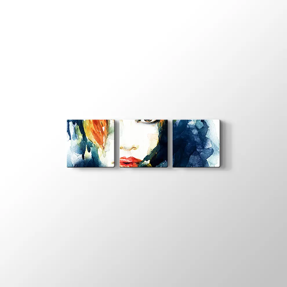 Portre Kadın Kanvas Tablo