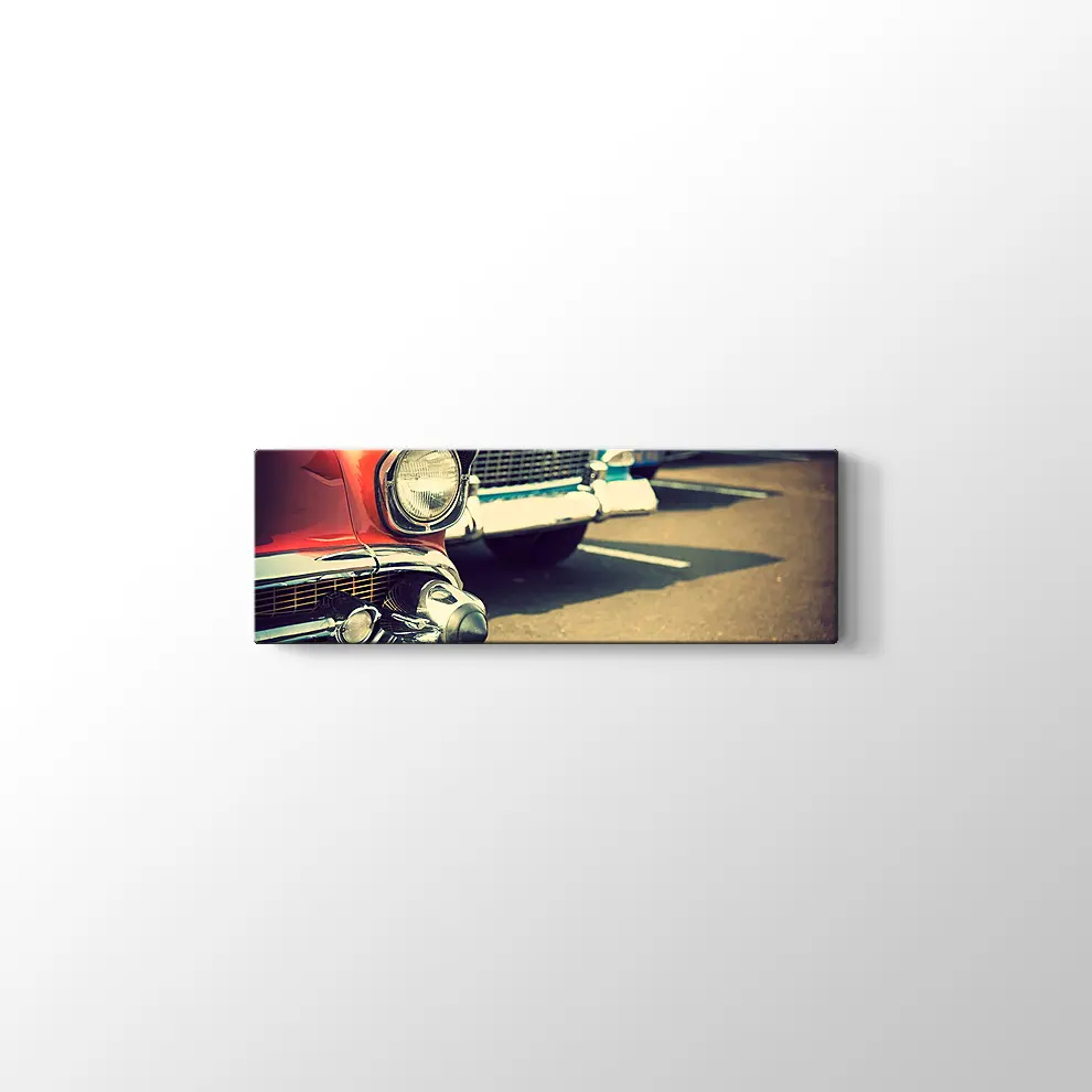 Klasik Arabalar Kanvas Tablo