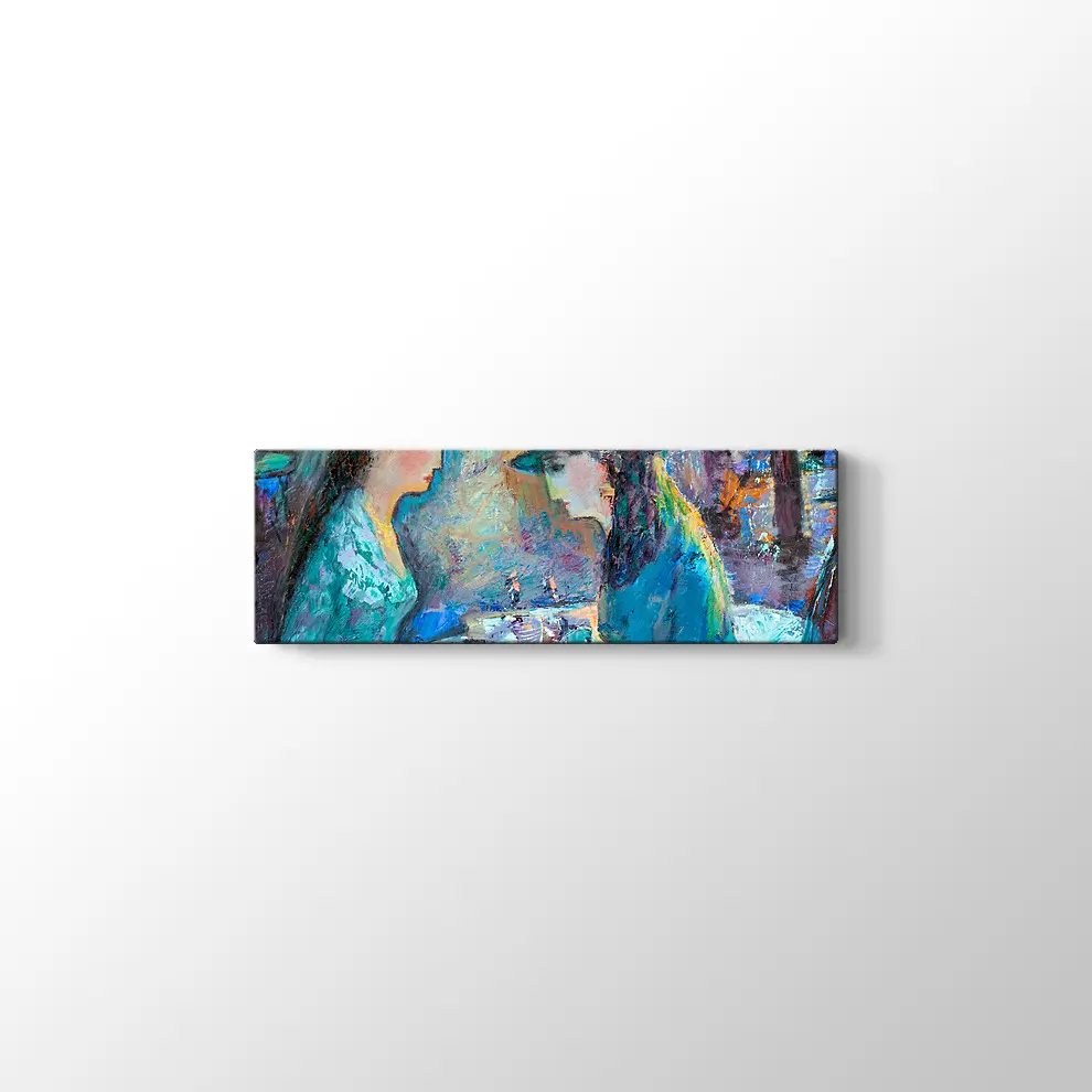 Konuşan Kadınlar Kanvas Tablo