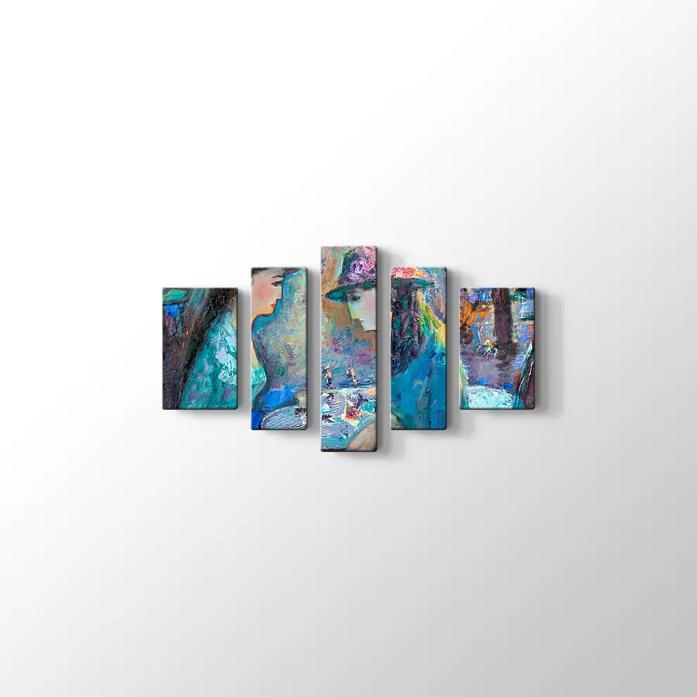 Konuşan Kadınlar Kanvas Tablo