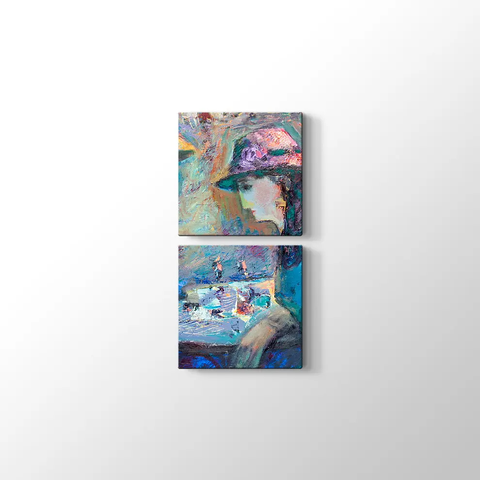 Konuşan Kadınlar Kanvas Tablo