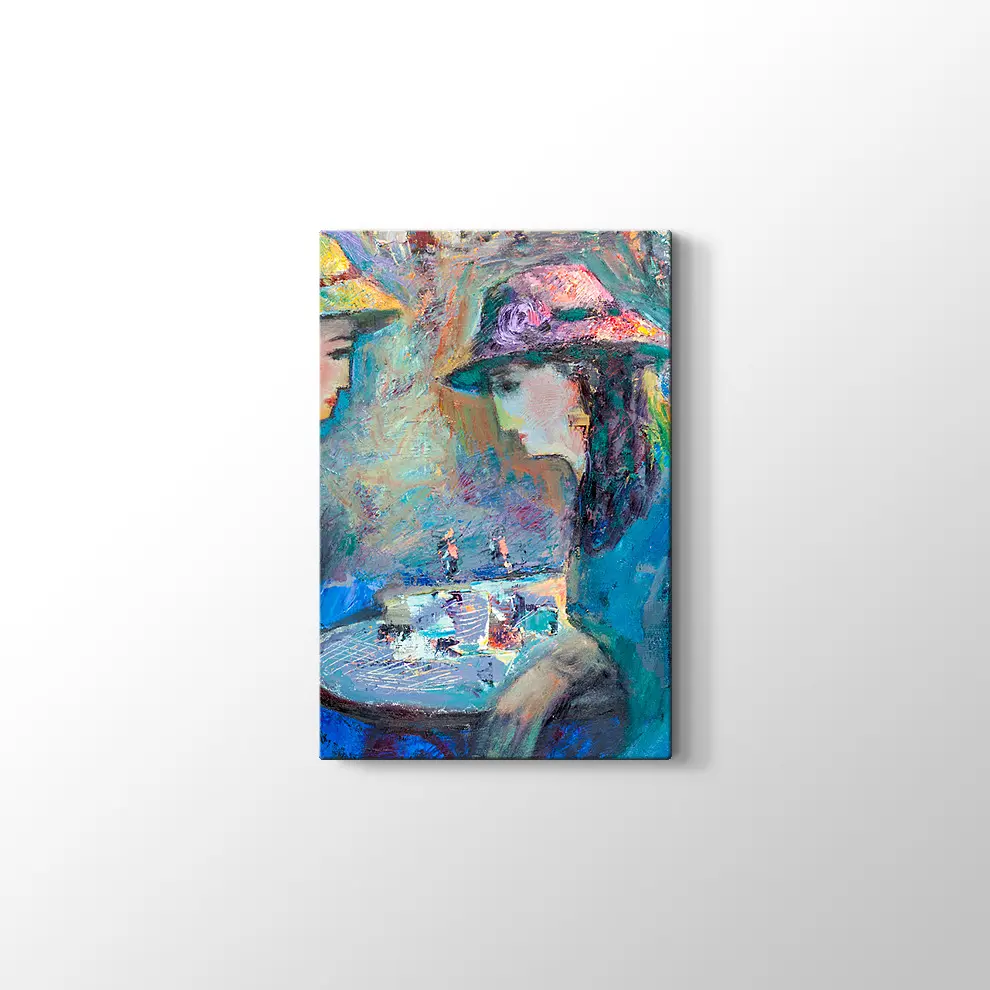 Konuşan Kadınlar Kanvas Tablo