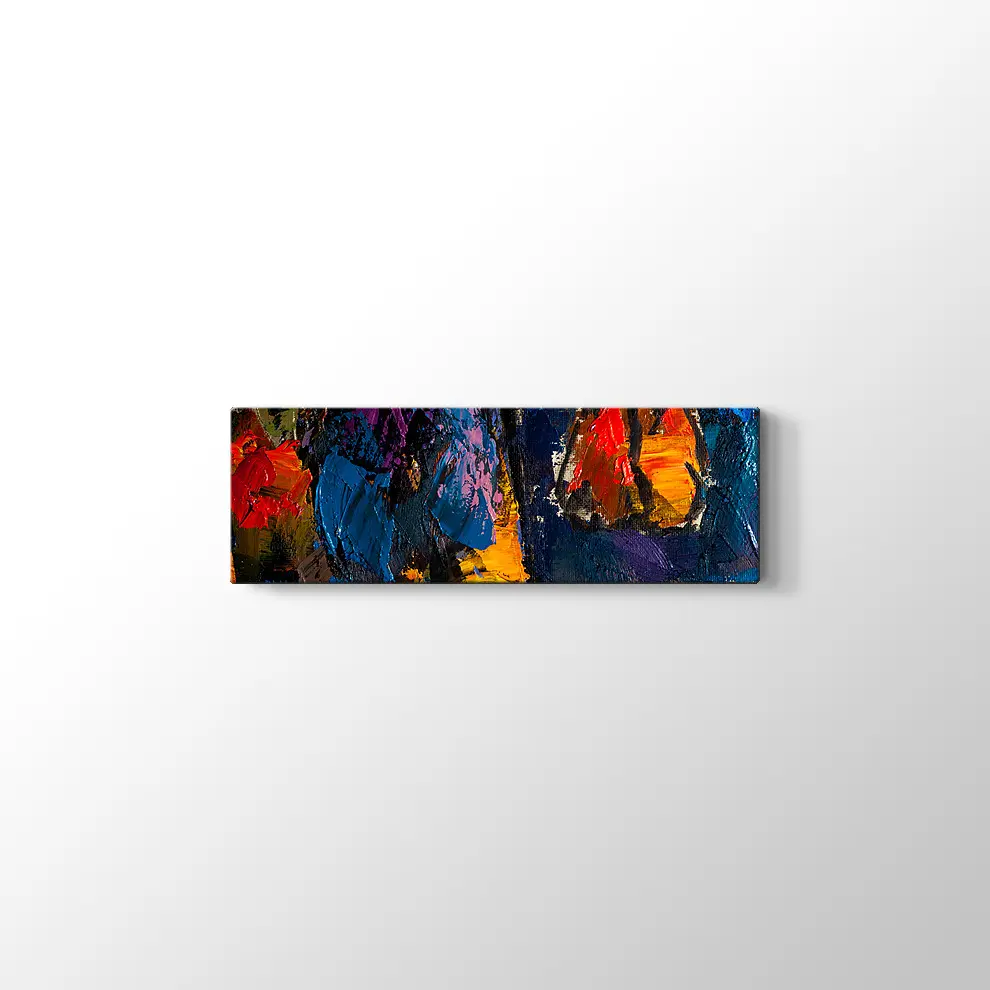 Dekoratif Sanatsal Yağlı Boya Görünümlü Tablo