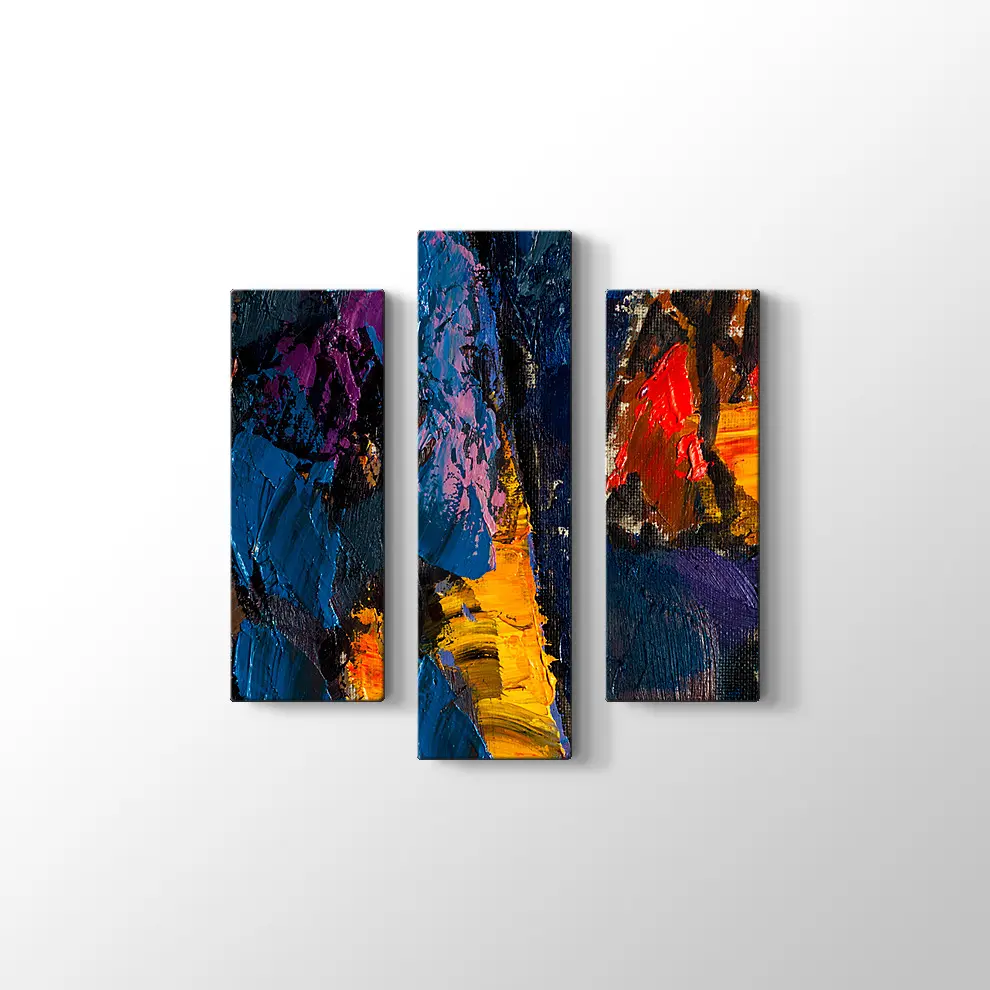 Dekoratif Sanatsal Yağlı Boya Görünümlü Tablo