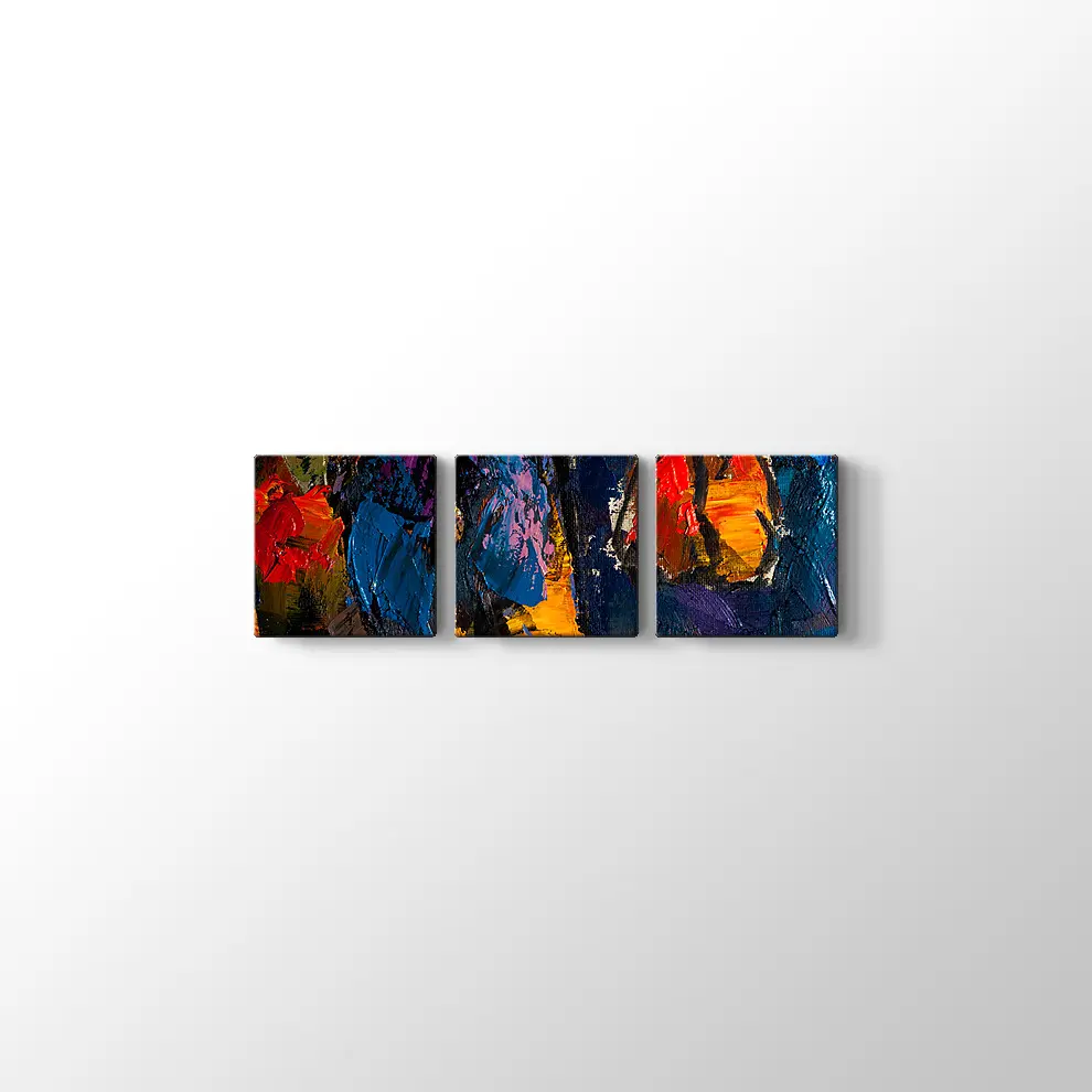 Dekoratif Sanatsal Yağlı Boya Görünümlü Tablo