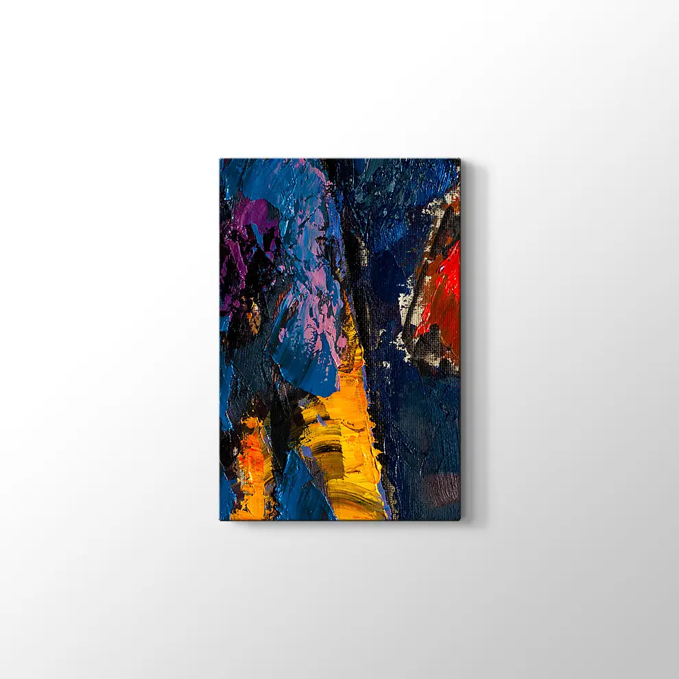 Dekoratif Sanatsal Yağlı Boya Görünümlü Tablo