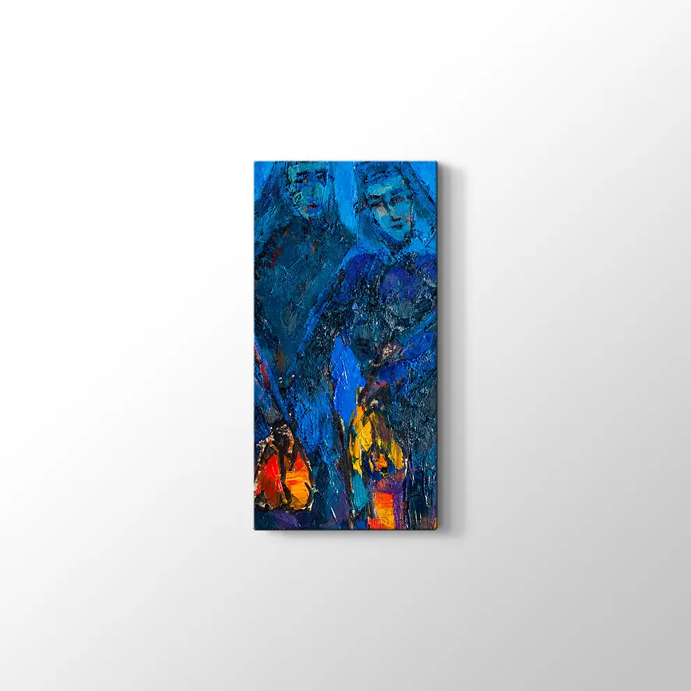 Dekoratif Kadınlar Kanvas Tablo