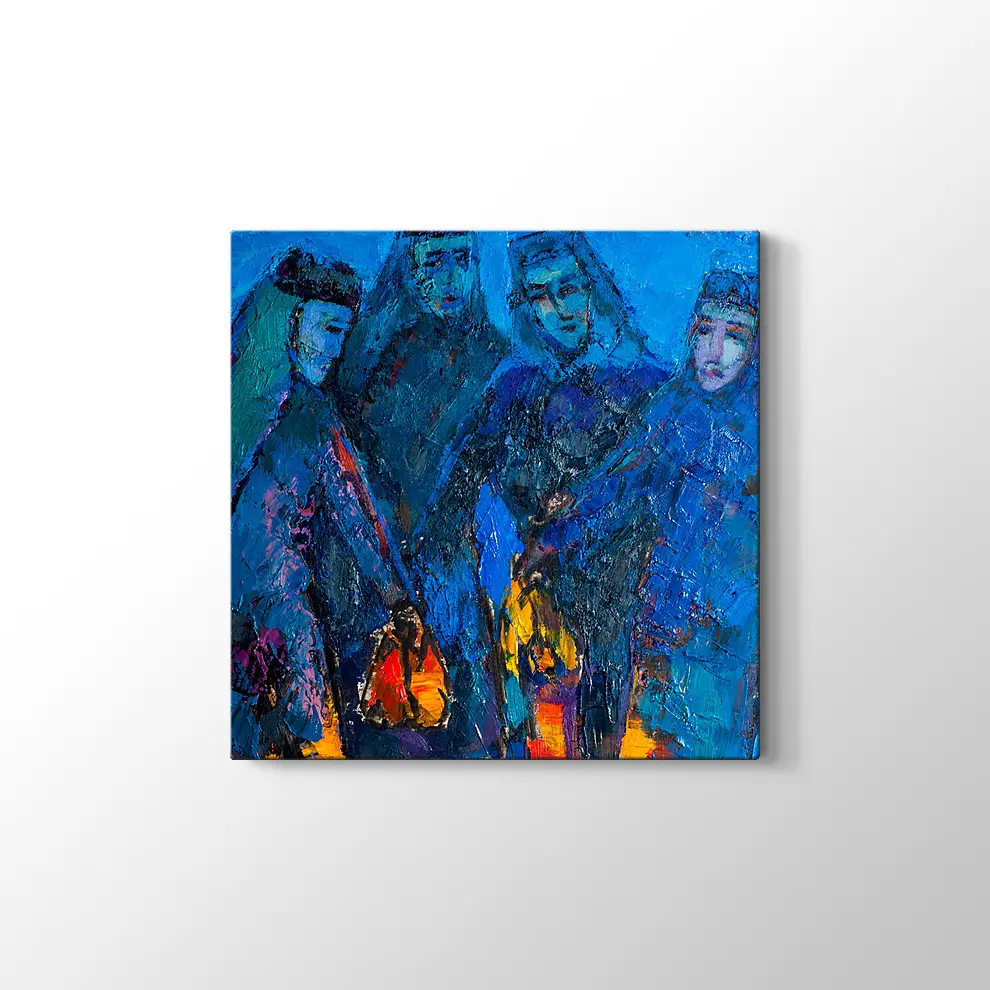 Dekoratif Kadınlar Kanvas Tablo