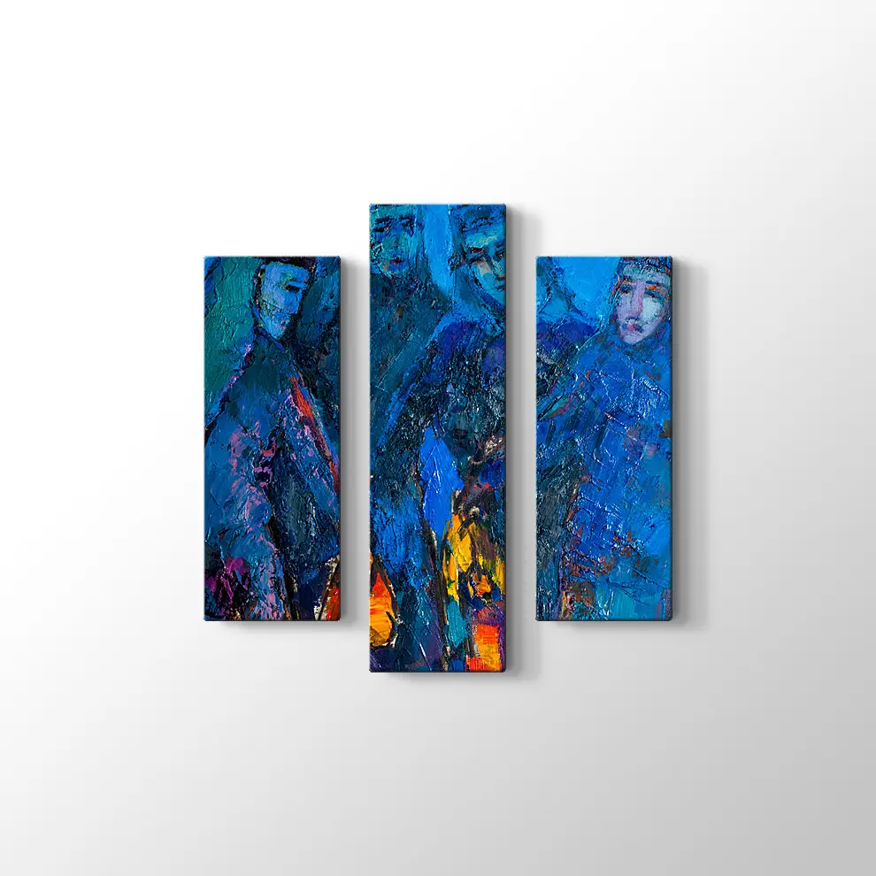 Dekoratif Kadınlar Kanvas Tablo