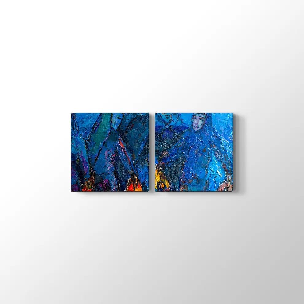 Dekoratif Kadınlar Kanvas Tablo