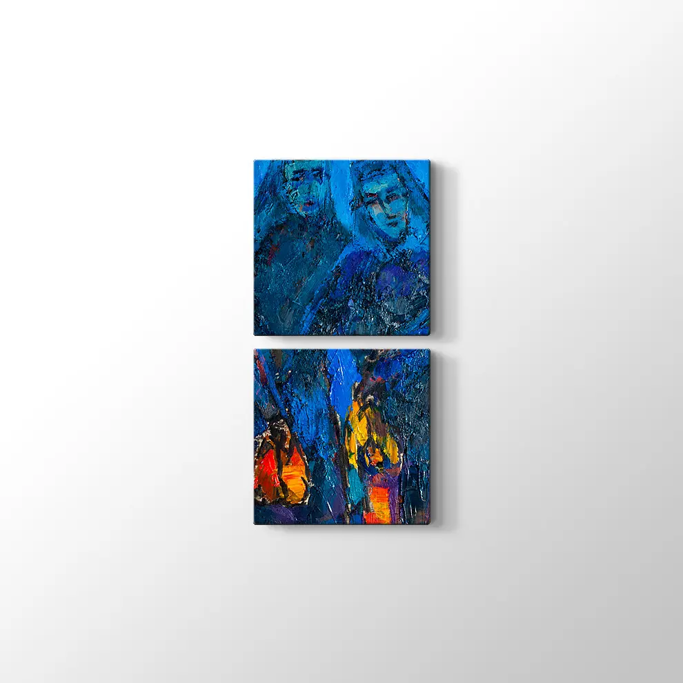 Dekoratif Kadınlar Kanvas Tablo