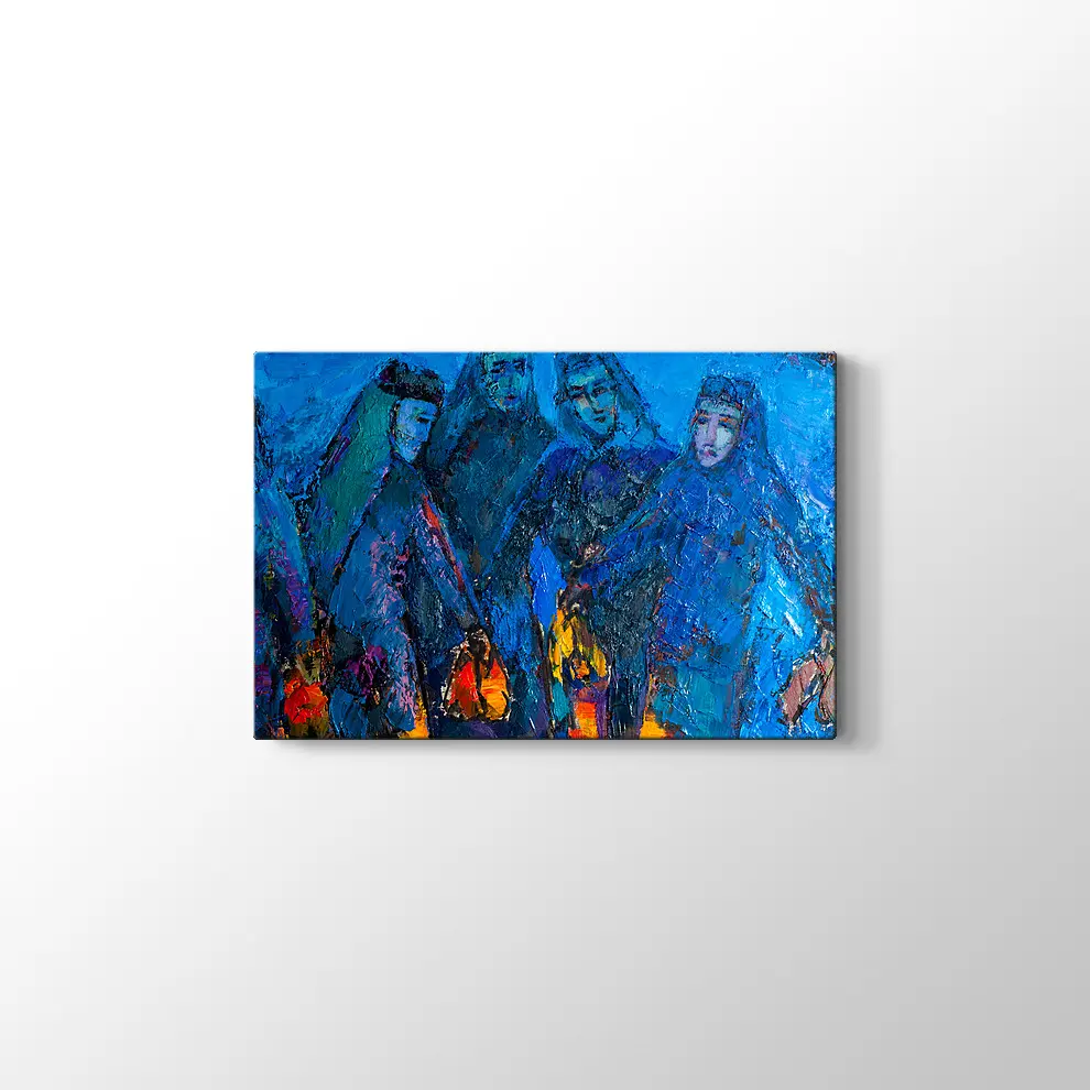 Dekoratif Kadınlar Kanvas Tablo