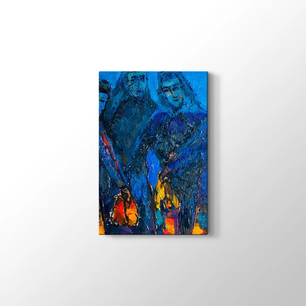 Dekoratif Kadınlar Kanvas Tablo