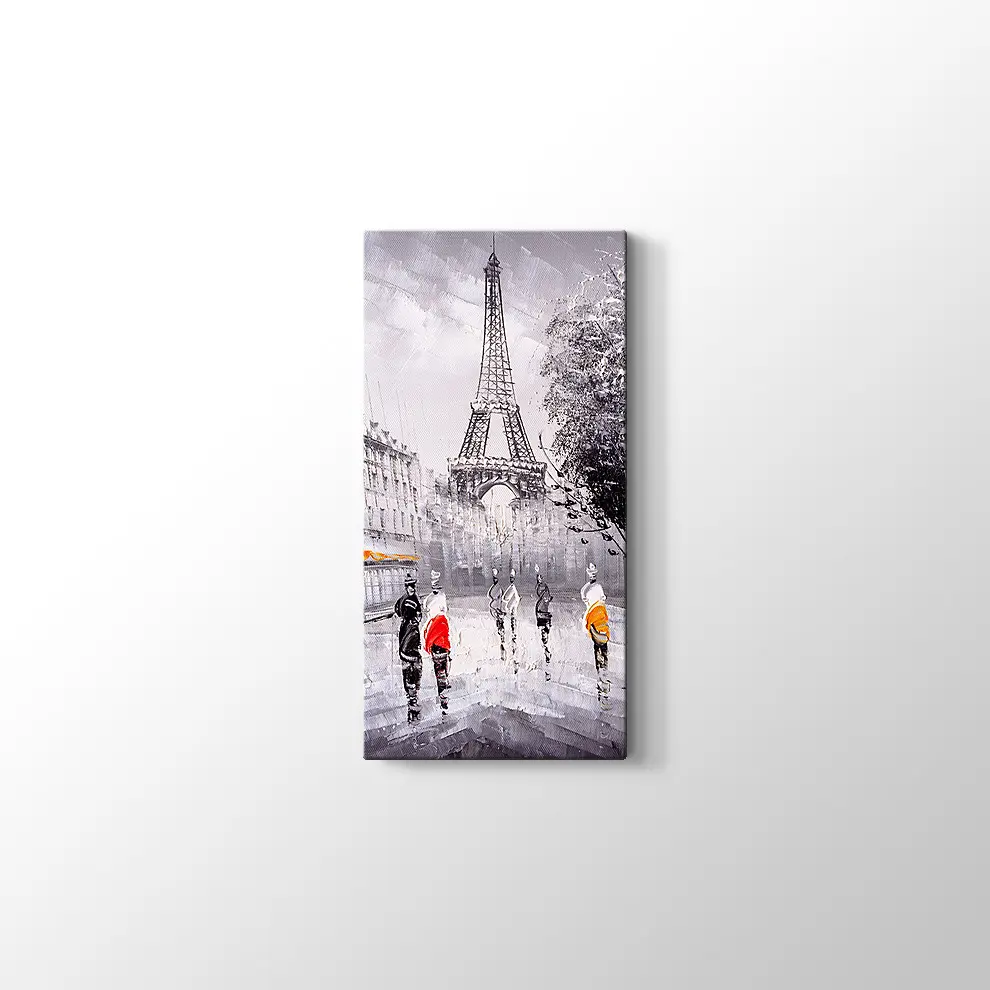 Dekoratif Eyfel Kulesi Kanvas Tablo