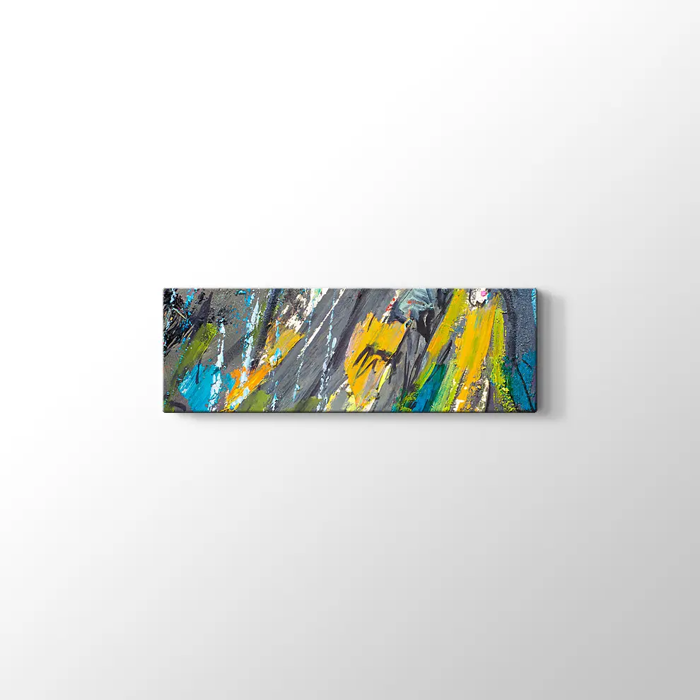 Dekoratif Şemsiyeli Kadın Kanvas Tablo