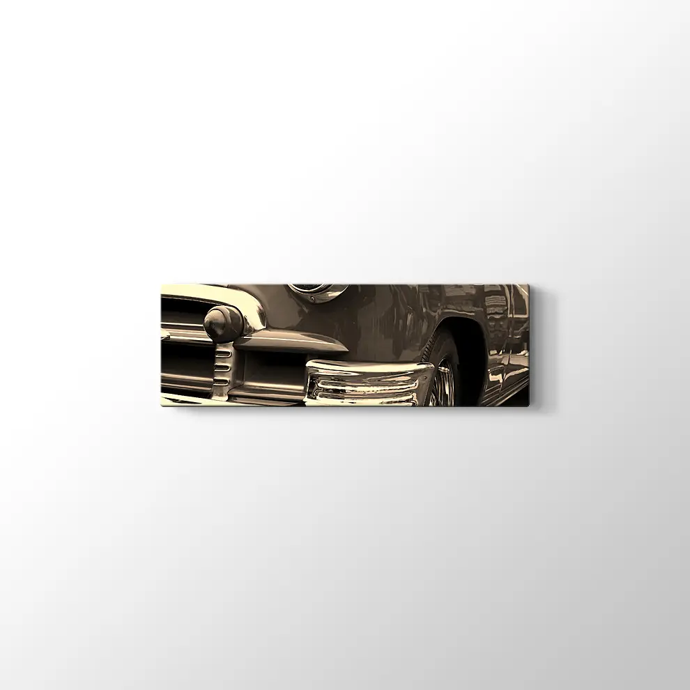 1950 Model Klasik Araba Kanvas Tablo
