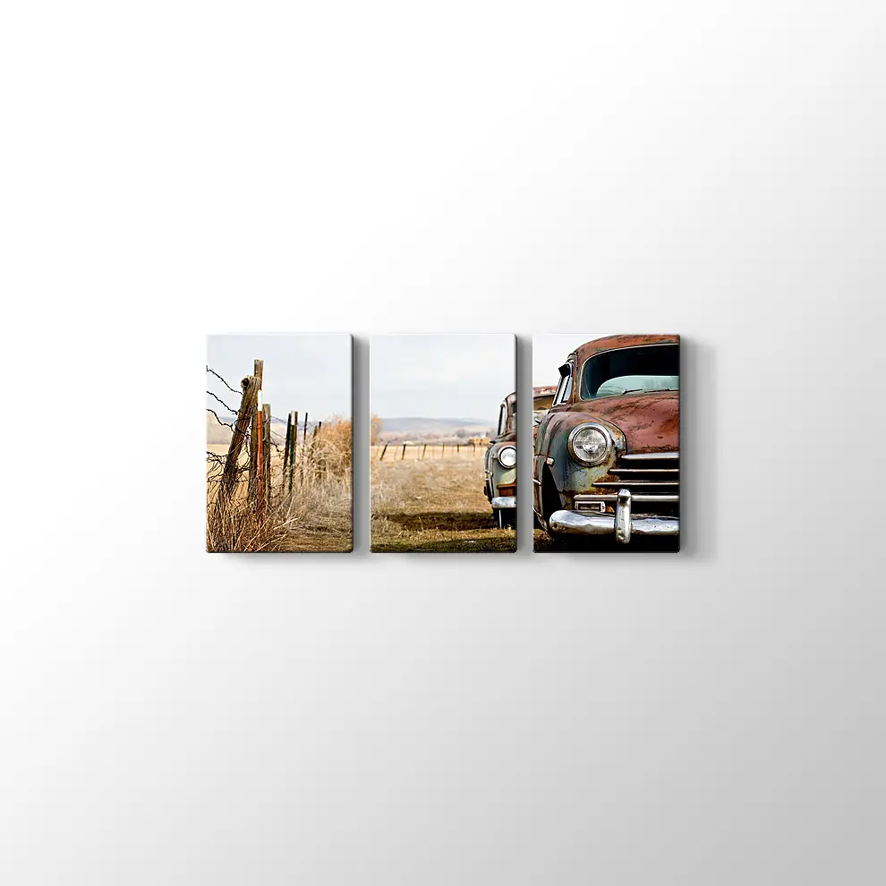 Terkedilmiş Klasikler Kanvas Tablo