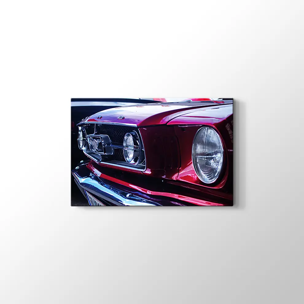1967 Ford Mustang Fastback Kanvas Tablo
