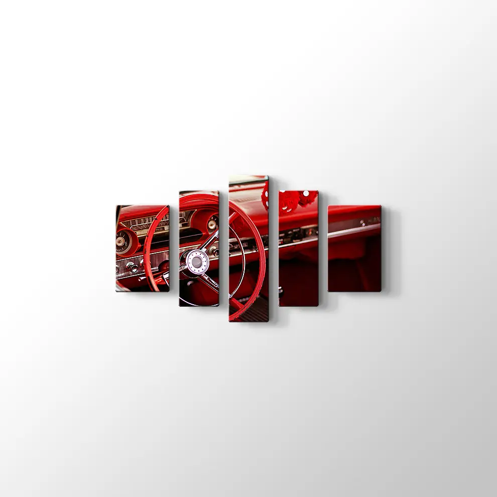 1963 Ford Galaxie 500XL Kanvas Tablo