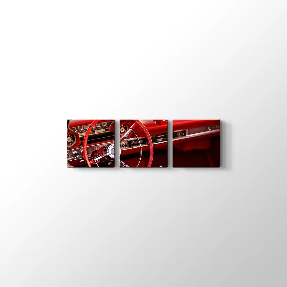 1963 Ford Galaxie 500XL Kanvas Tablo