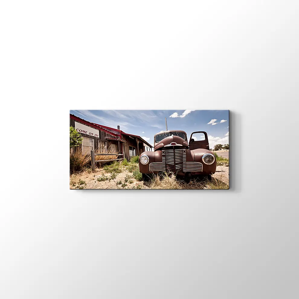 1946 International KB5 Kanvas Tablo