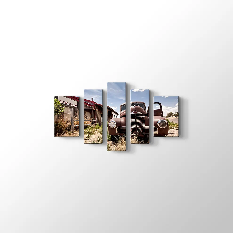 1946 International KB5 Kanvas Tablo