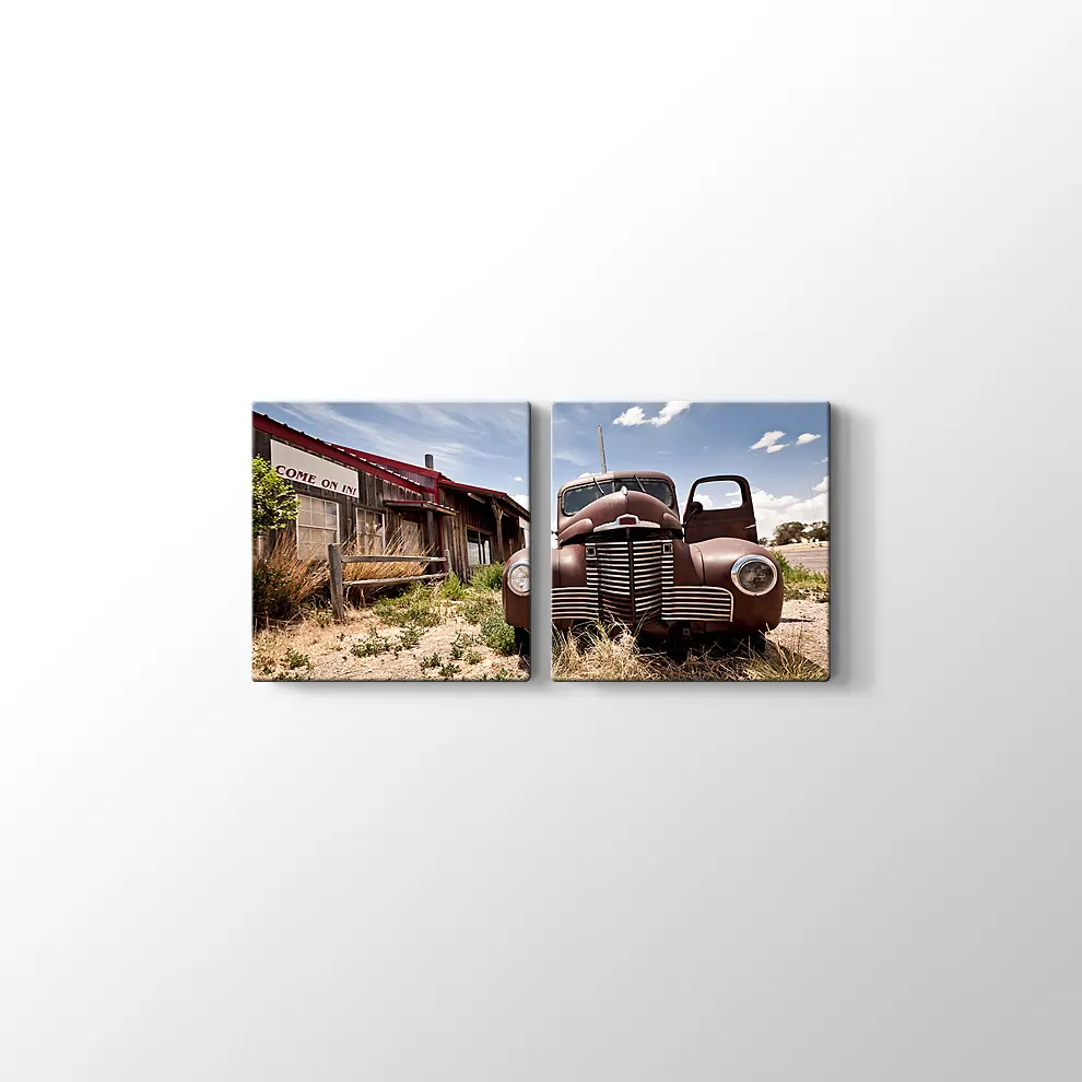 1946 International KB5 Kanvas Tablo