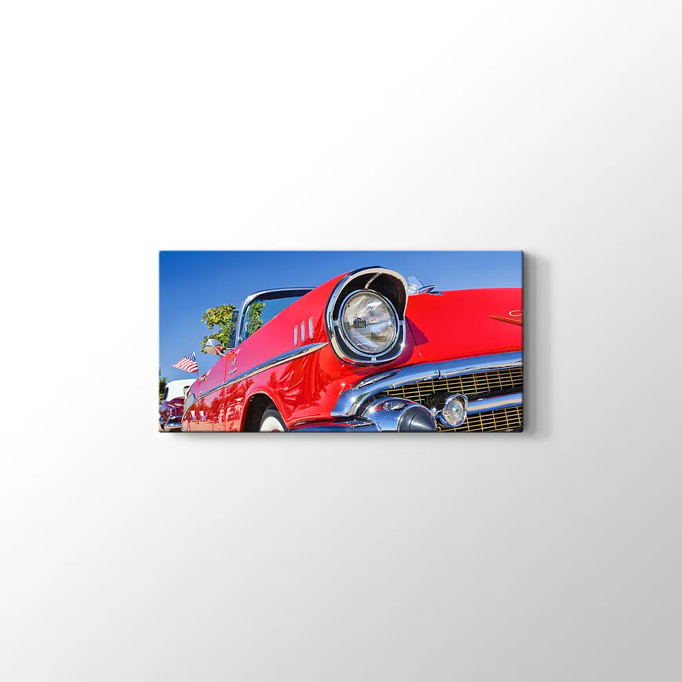 1957 Chevrolet Bel Air Kanvas Tablo
