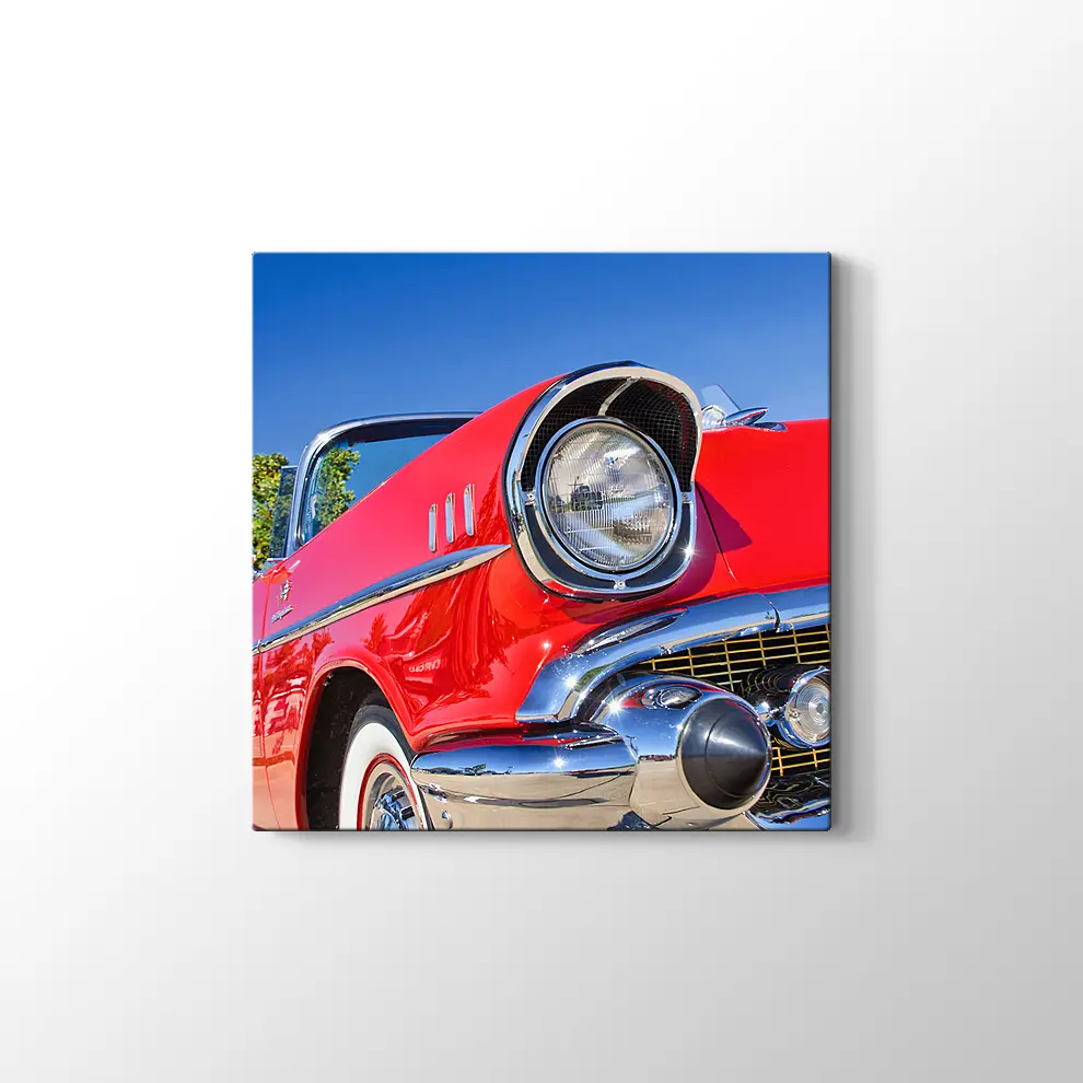 1957 Chevrolet Bel Air Kanvas Tablo