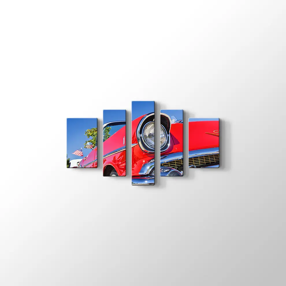 1957 Chevrolet Bel Air Kanvas Tablo