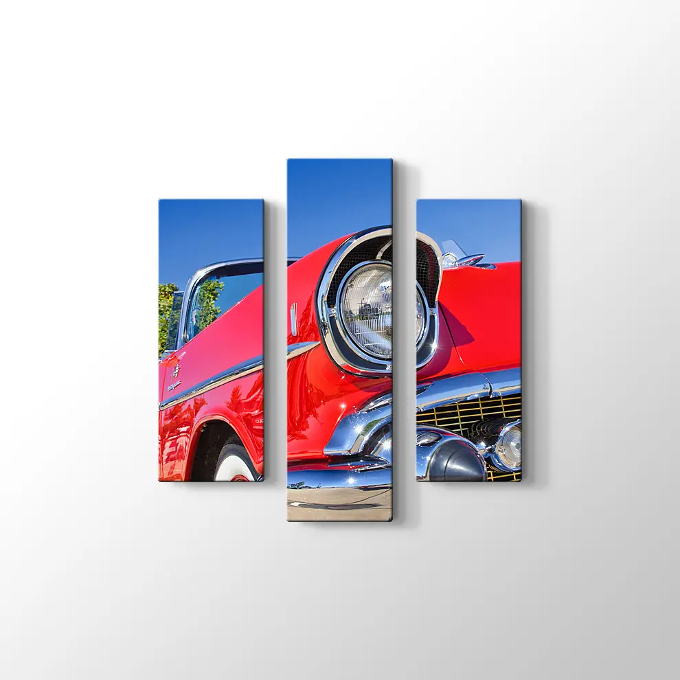 1957 Chevrolet Bel Air Kanvas Tablo
