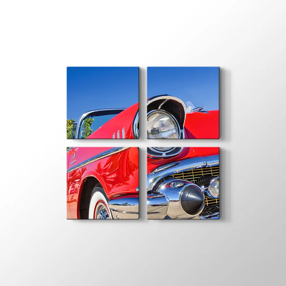 1957 Chevrolet Bel Air Kanvas Tablo