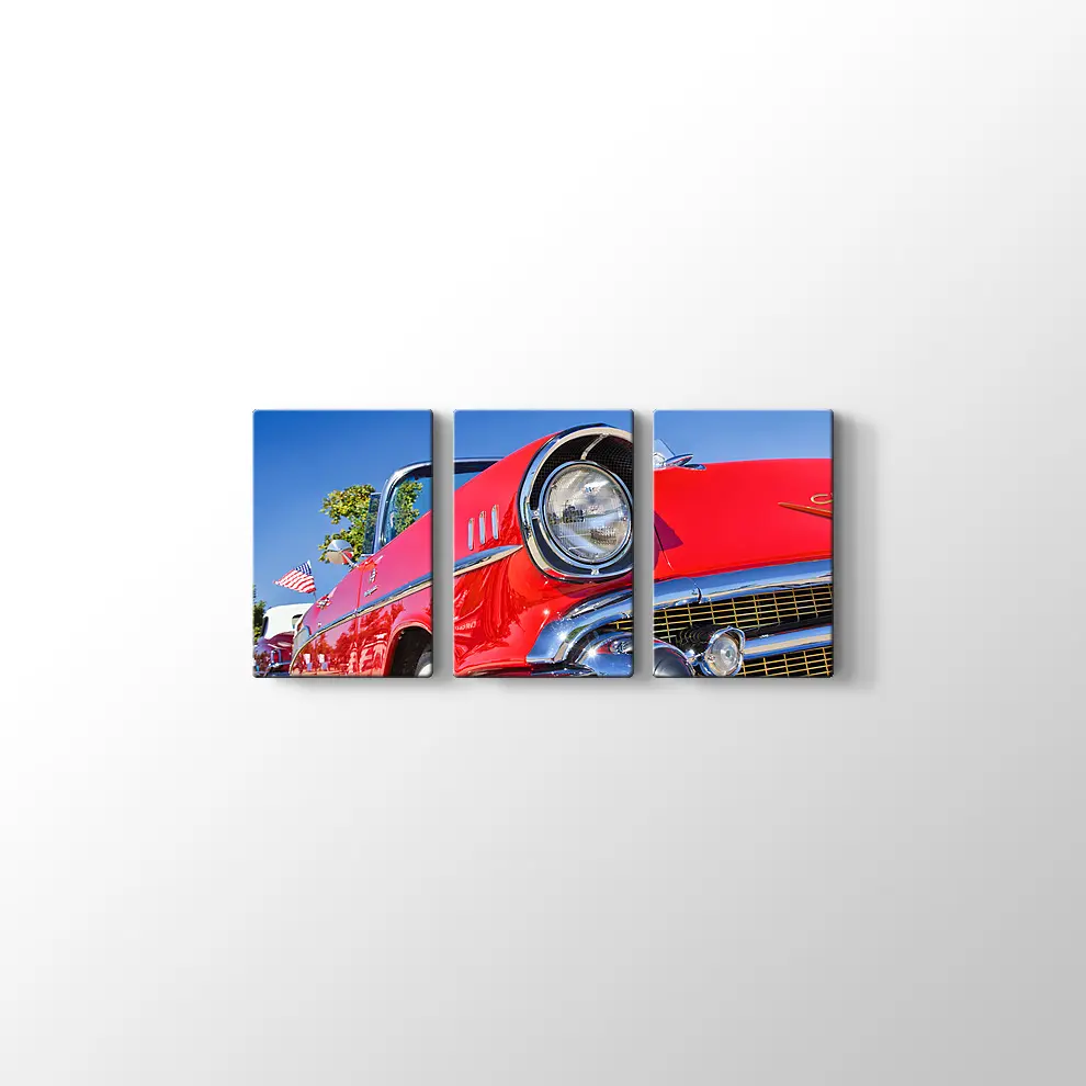 1957 Chevrolet Bel Air Kanvas Tablo