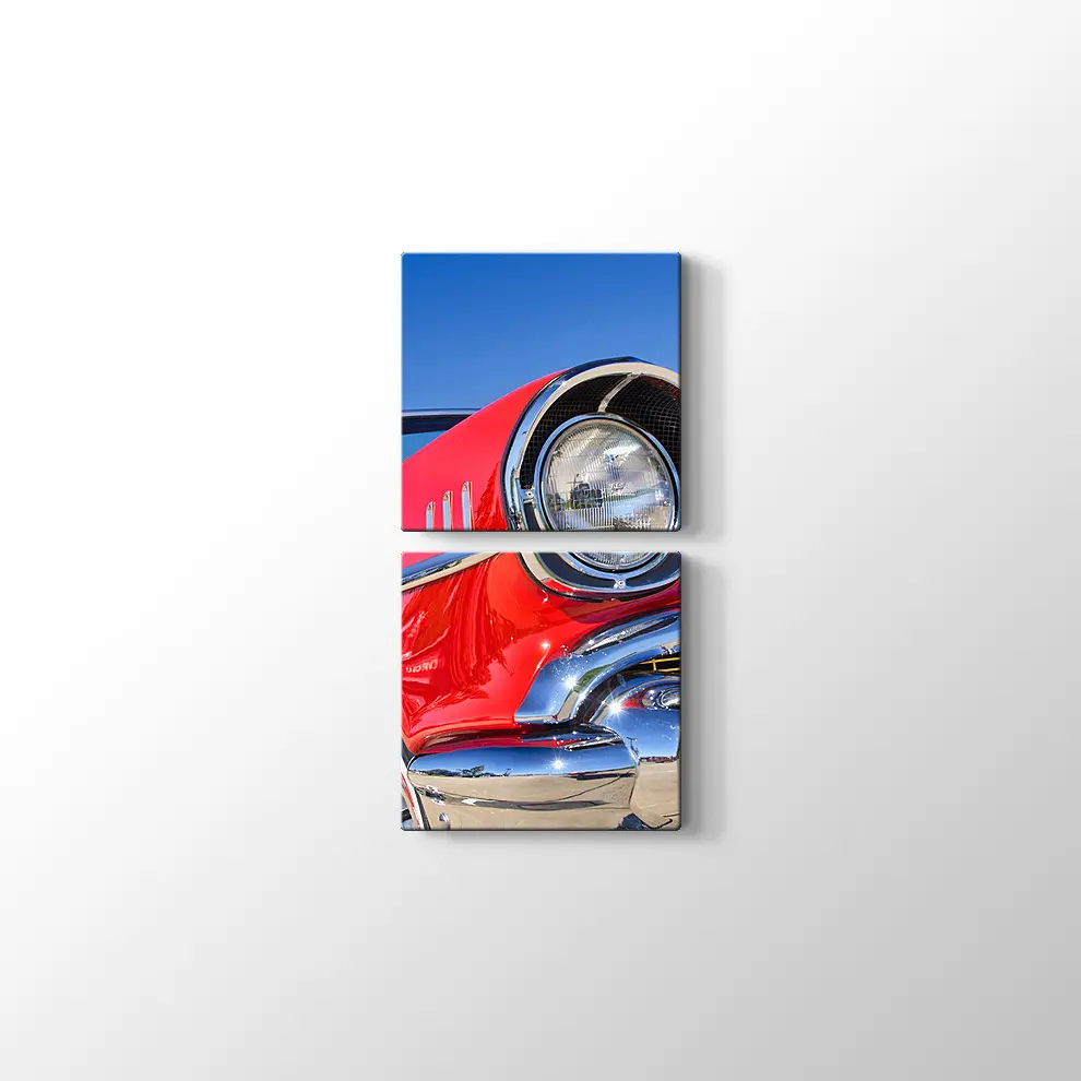 1957 Chevrolet Bel Air Kanvas Tablo