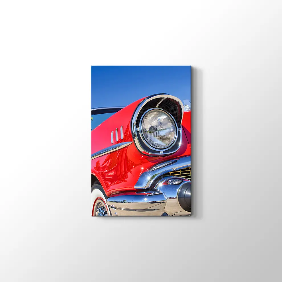 1957 Chevrolet Bel Air Kanvas Tablo