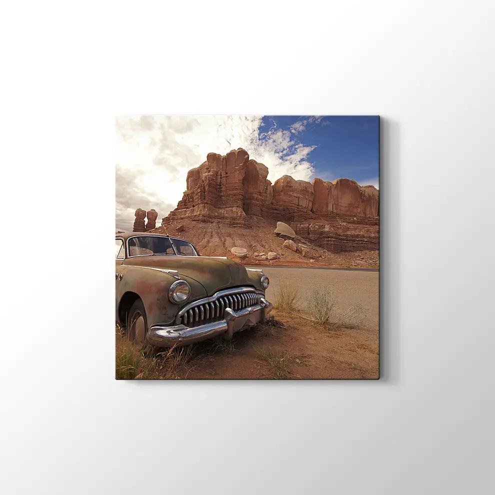 Arizona Çölü'nde 1960 Dodge Tablosu