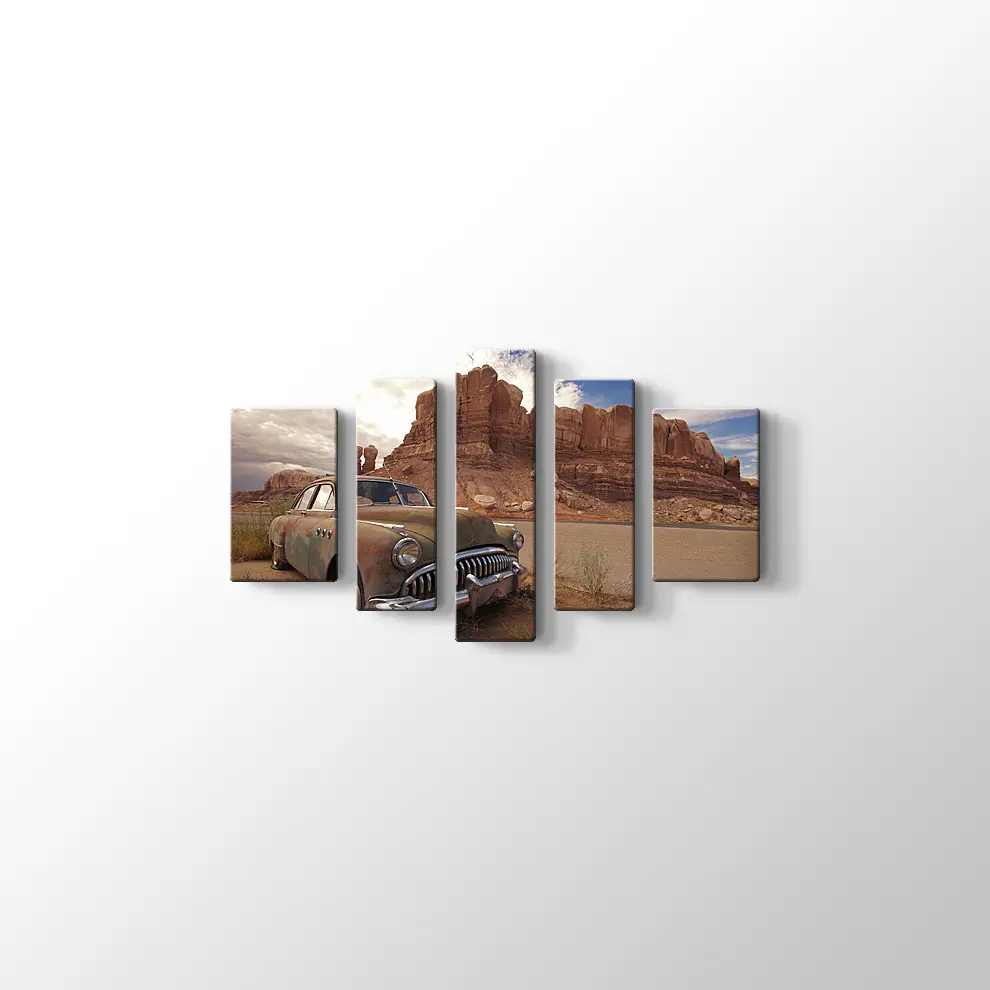 Arizona Çölü'nde 1960 Dodge Tablosu