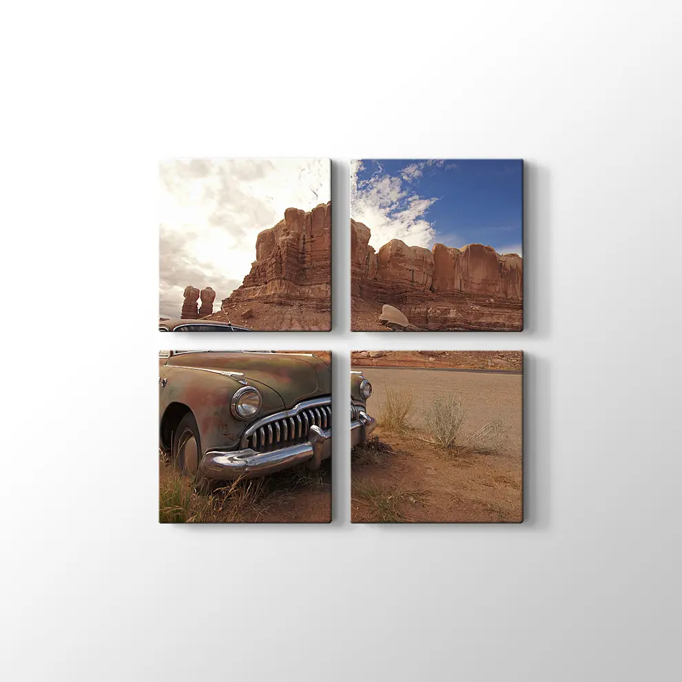 Arizona Çölü'nde 1960 Dodge Tablosu