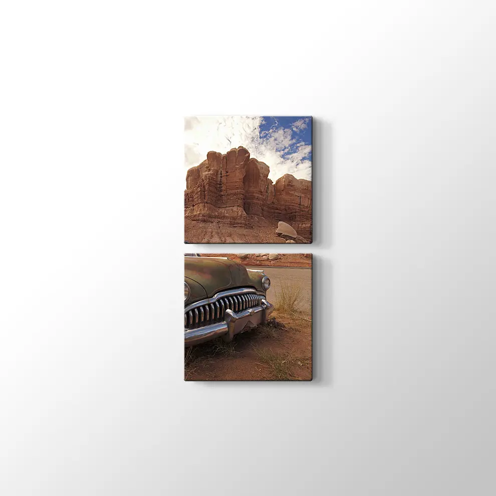 Arizona Çölü'nde 1960 Dodge Tablosu