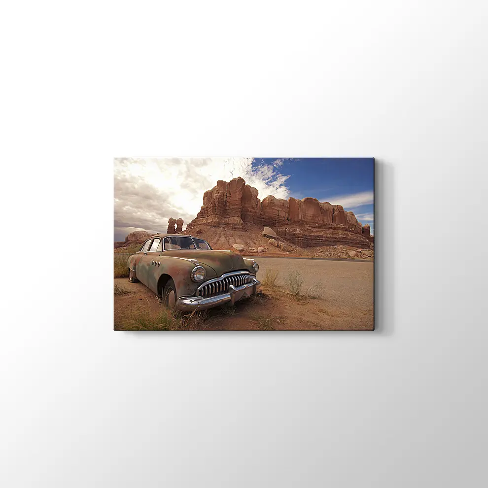 Arizona Çölü'nde 1960 Dodge Tablosu