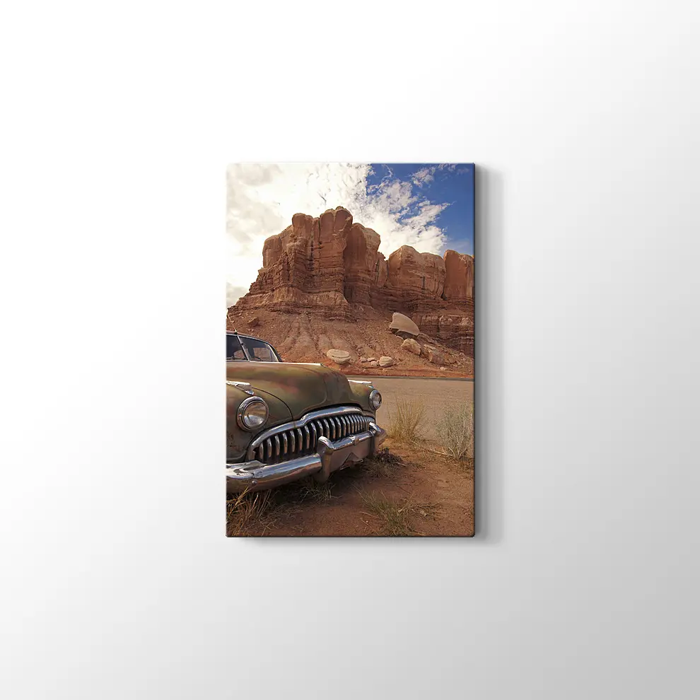 Arizona Çölü'nde 1960 Dodge Tablosu