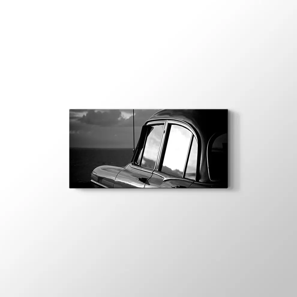 Klasik Araba Kanvas Tablo