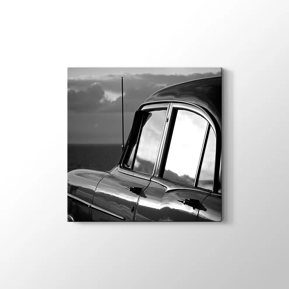 Klasik Araba Kanvas Tablo