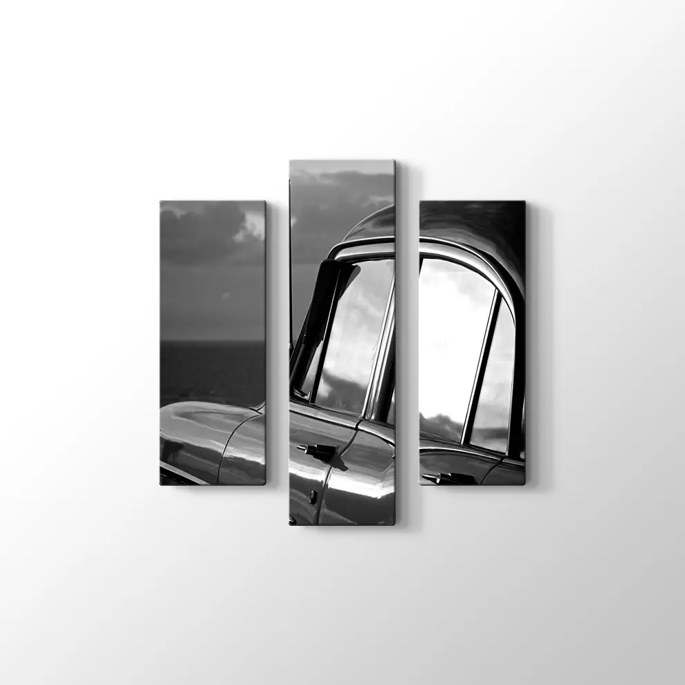 Klasik Araba Kanvas Tablo