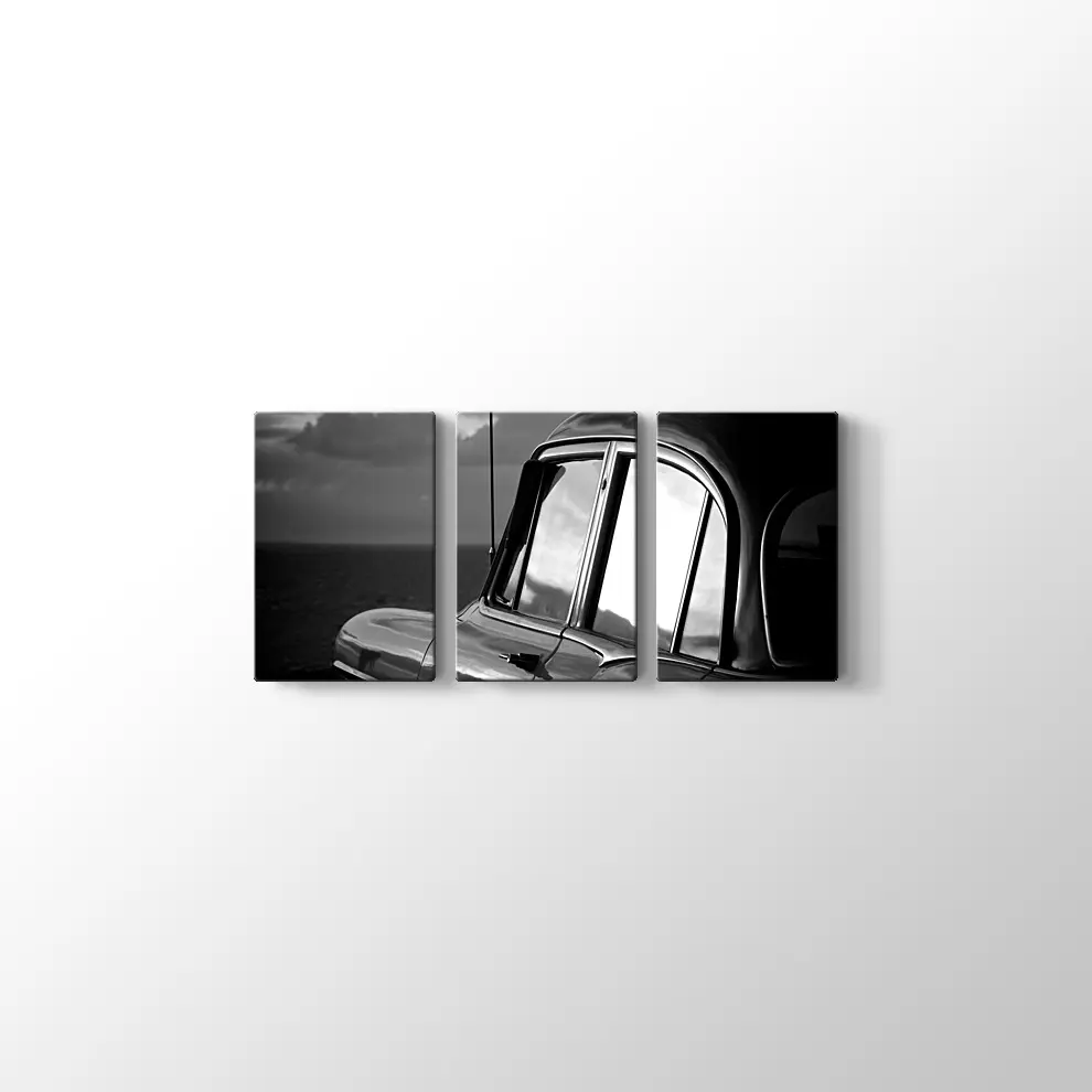 Klasik Araba Kanvas Tablo