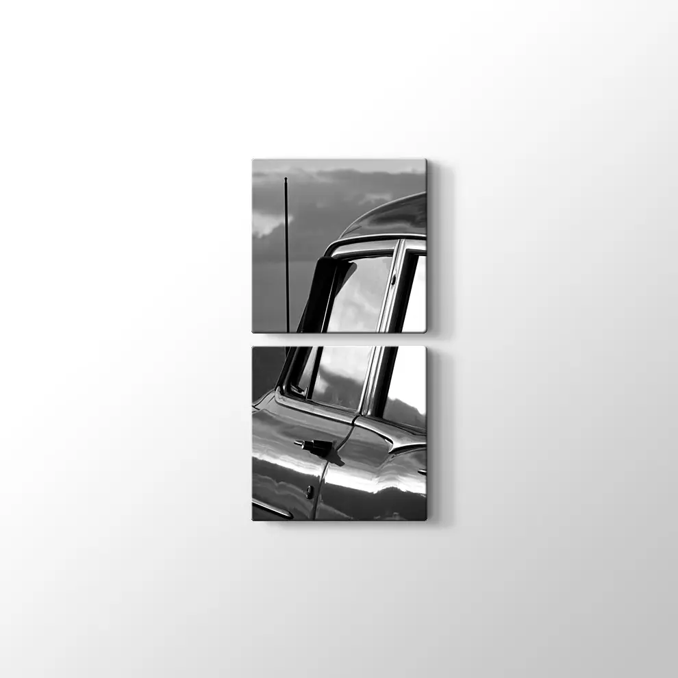 Klasik Araba Kanvas Tablo