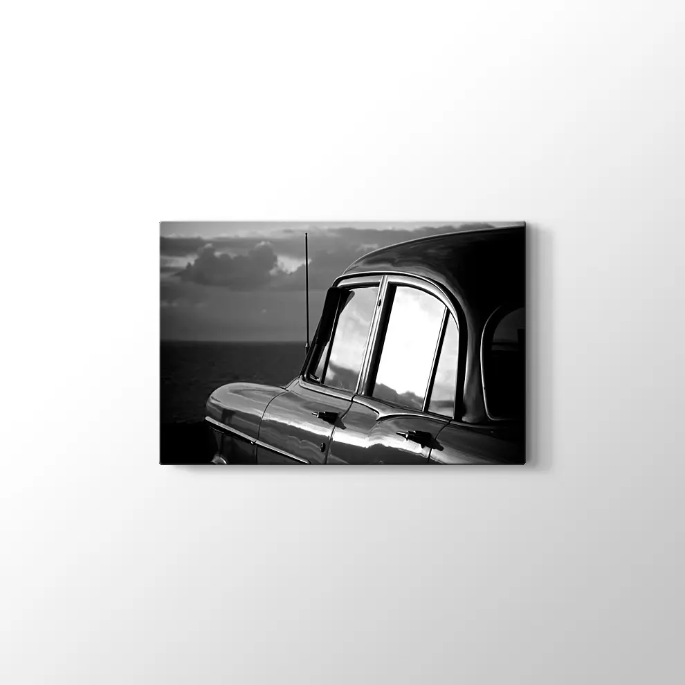 Klasik Araba Kanvas Tablo