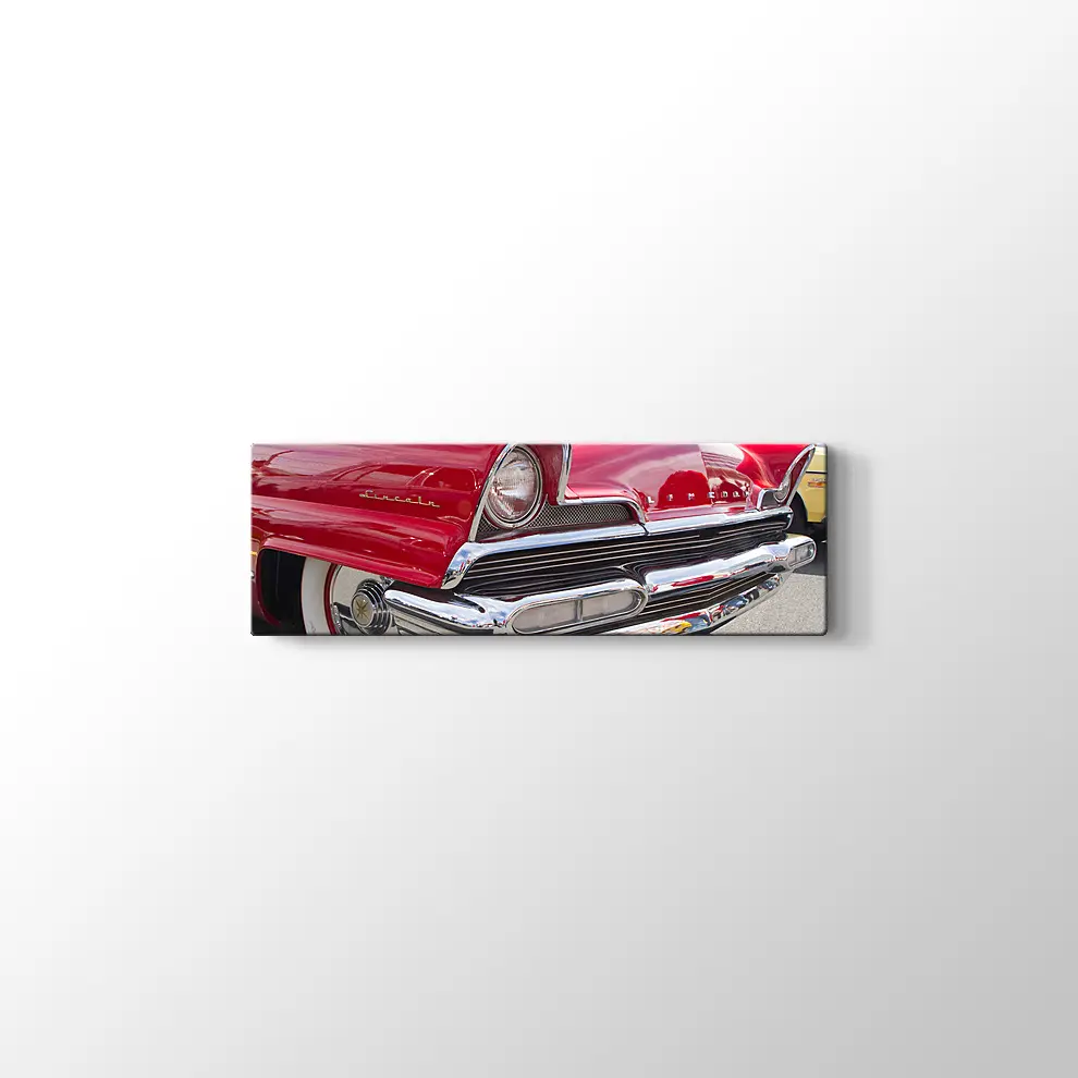Kırmızı 1956 Lincoln Kanvas Tablo